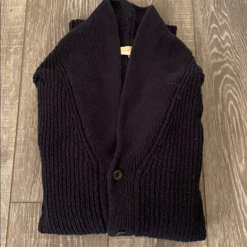 Club Monaco Shawl Collar button down cardigan